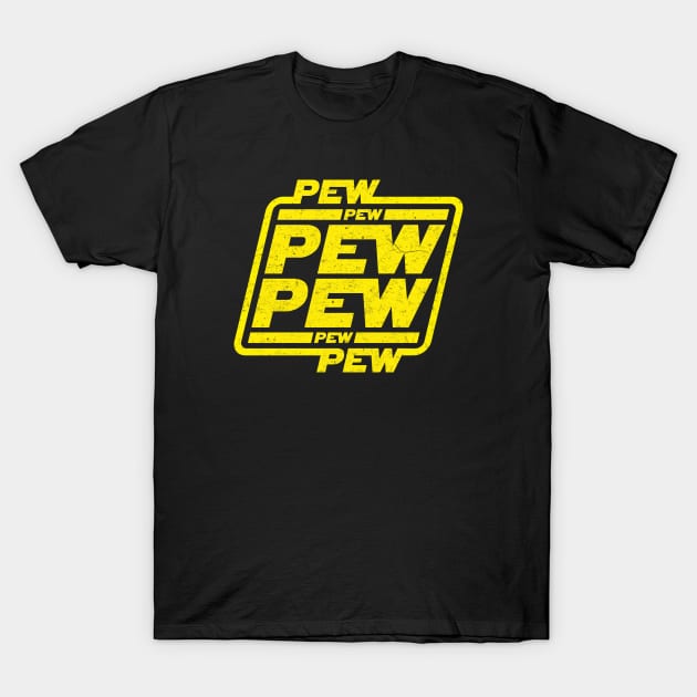 Pew pew vintage dirty T-Shirt by Bomdesignz